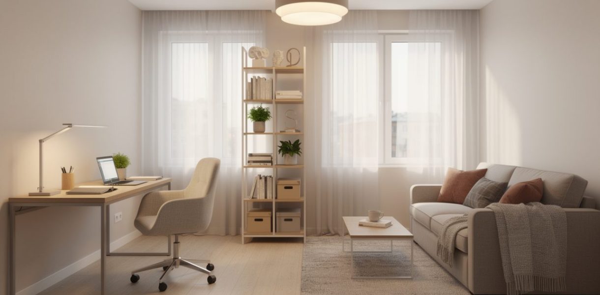 découvrez comment aménager un salon étudiant multifonctions en un seul espace optimisé, alliant confort, praticité et style pour répondre à tous vos besoins.