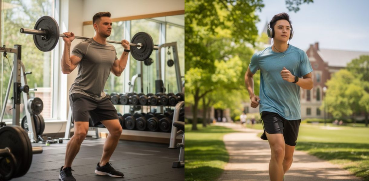 découvrez les avantages de la musculation et du cardio pour rester en forme à la fac et choisissez le sport qui correspond le mieux à vos objectifs et votre emploi du temps.