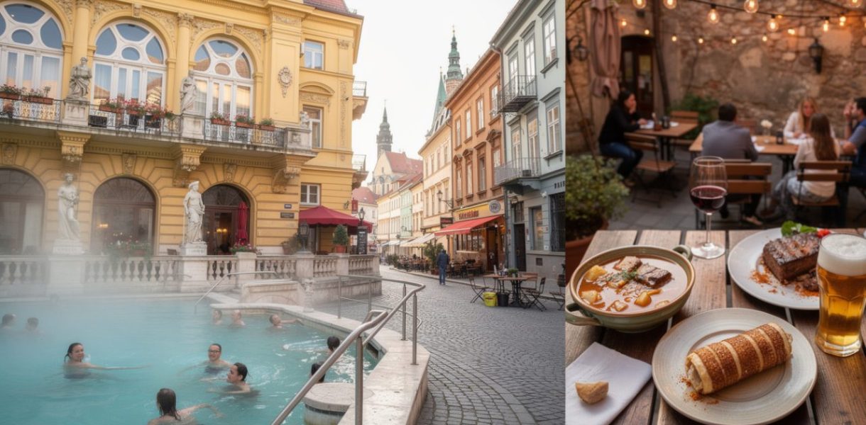 découvrez budapest en 48 heures : profitez des bains thermaux, flânez dans les ruelles pittoresques et savourez les délices culinaires locaux pour un séjour inoubliable.