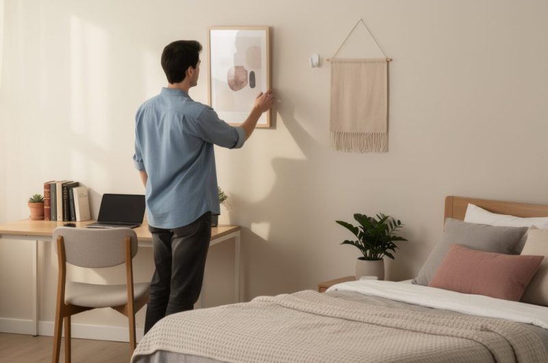 découvrez des astuces simples pour accrocher vos décorations murales sans percer, préserver les murs et personnaliser votre logement étudiant.