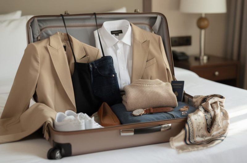 découvrez les pièces mode intemporelles à glisser dans votre valise pour composer facilement des tenues élégantes, polyvalentes et adaptées à toutes les occasions.